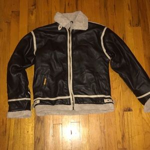 Black Winter Coat With Wool Lining